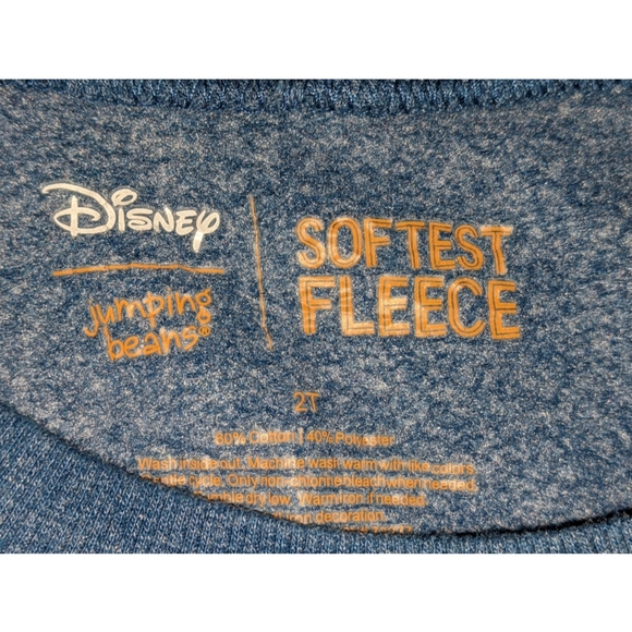 5/$25 Jumping Beans Softest Fleece Disney Pixar Cars Sweatshirt 2T - Picture 3 of 3